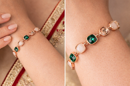 Elegant Multi-Stone Bracelet