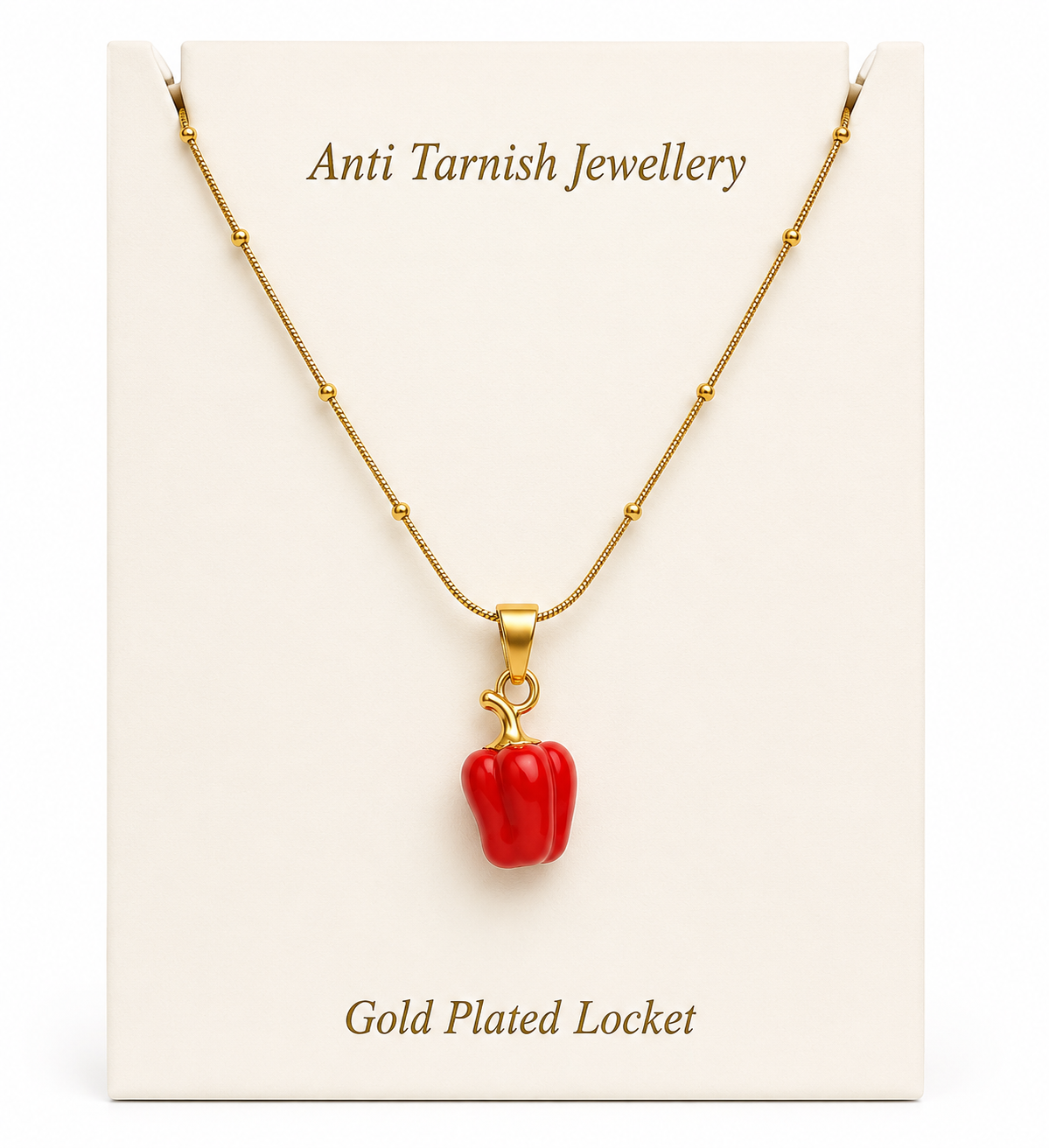 Red Capsicum Necklace
