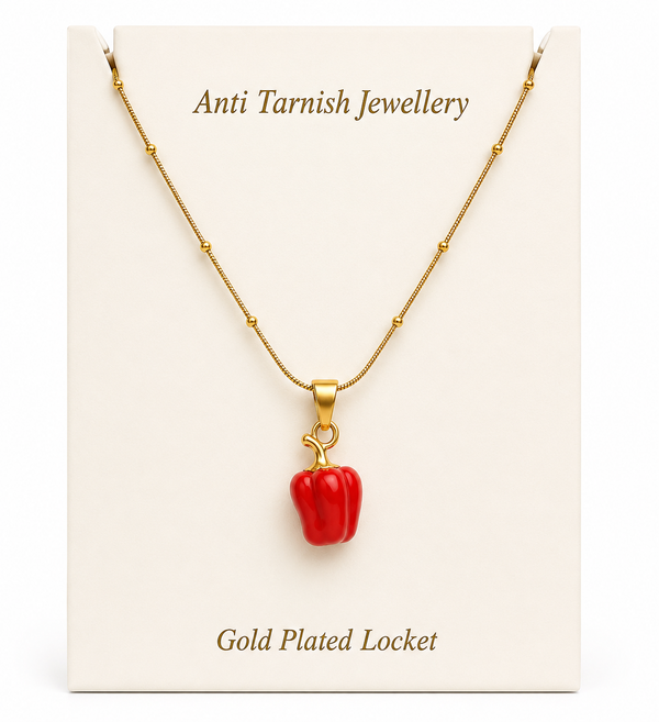 Red Capsicum Necklace