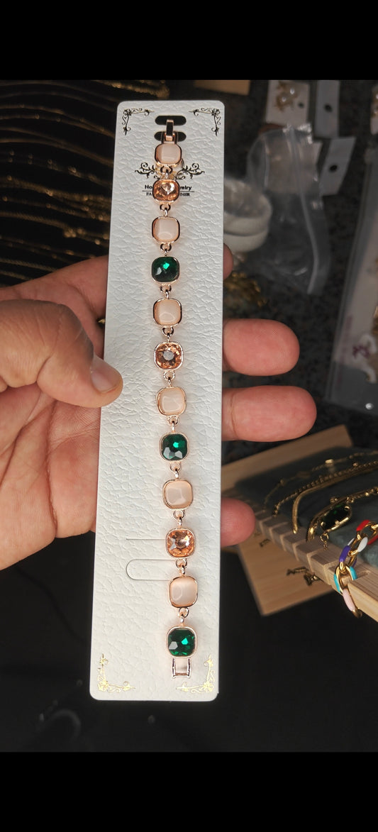 Elegant Multi-Stone Bracelet