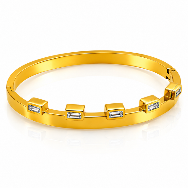 Anti Tarnish Square Stone Kada