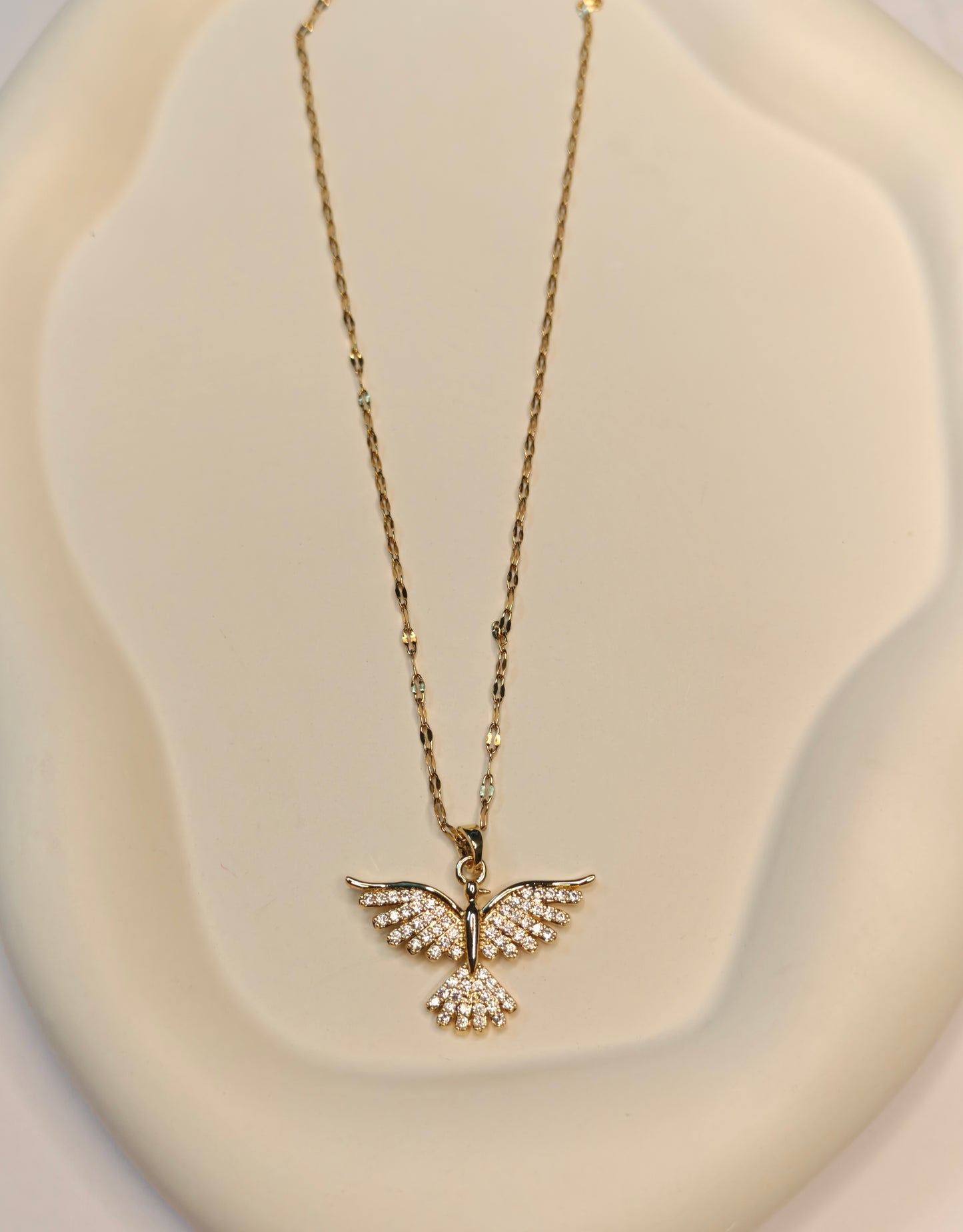 Crystal Eagle Necklace