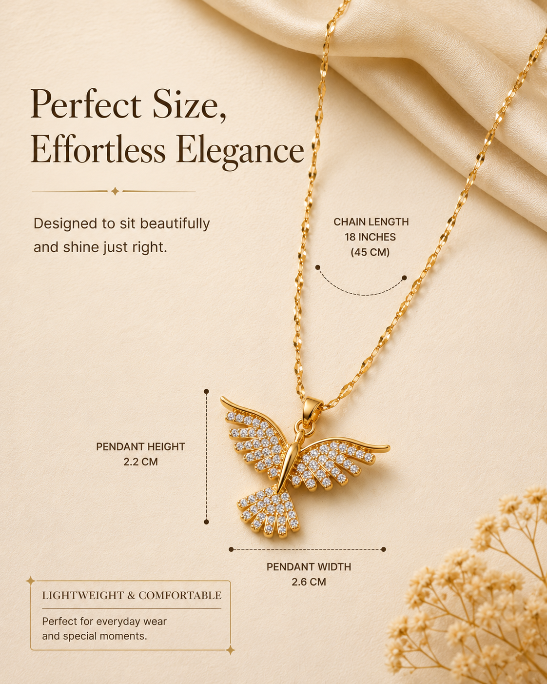 Crystal Eagle Necklace