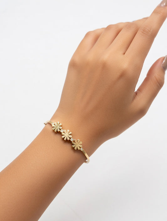 Triple Flower Luxe Kada