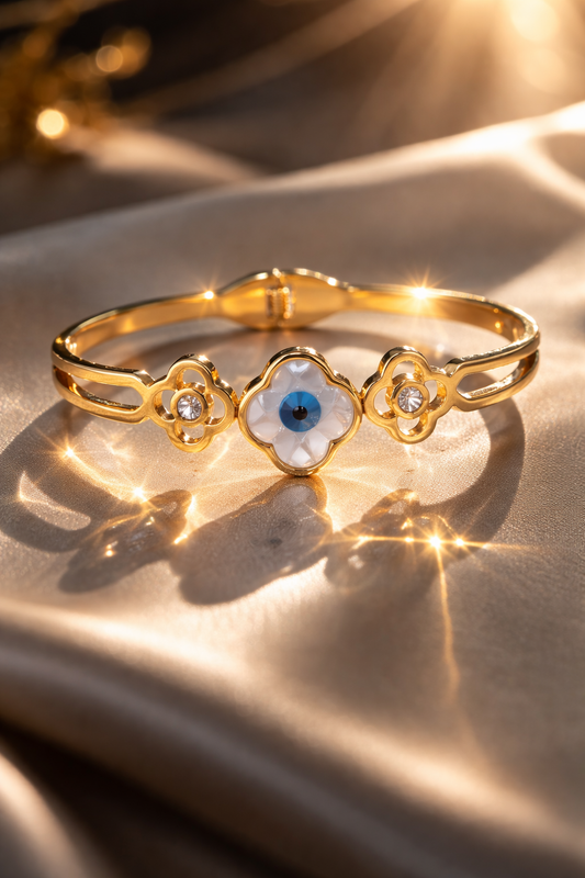 Evil Eye Clover Kada