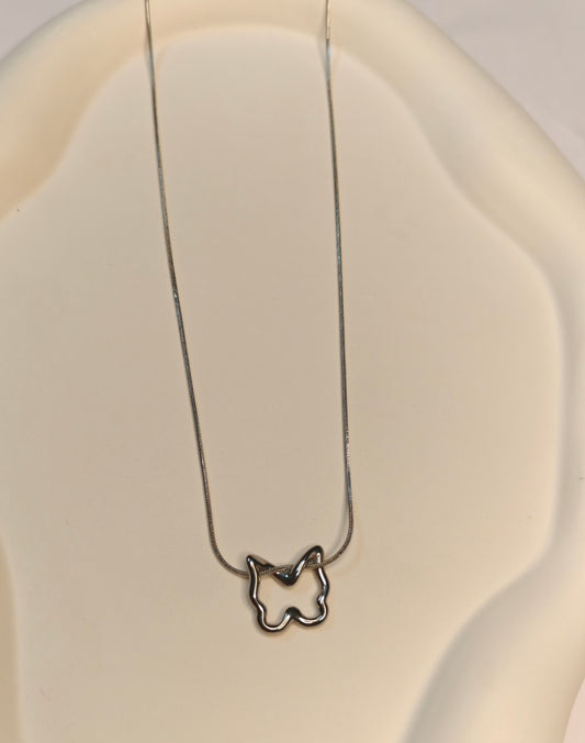 Silver Cat Necklace