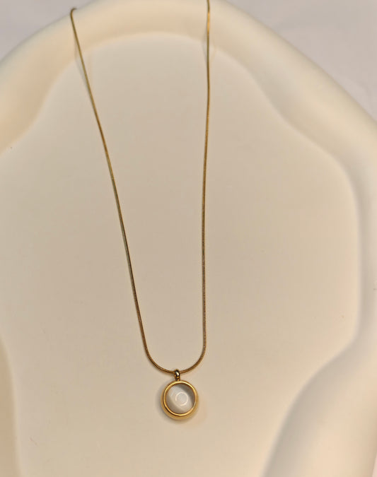 White Stone Necklace